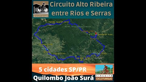 Circuito Alto Ribeira de Cicloturismo SP / PR - Entre rios e serras