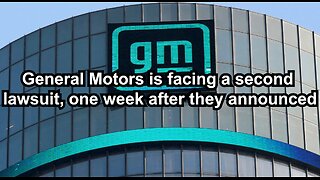 General Motors is facing a second lawsuit, one week after they announced