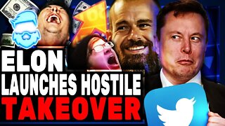 Elon Musk Offers To Buy Twitter & Journalists Meltdown! His Wording In The Offer Is Mindblowing!