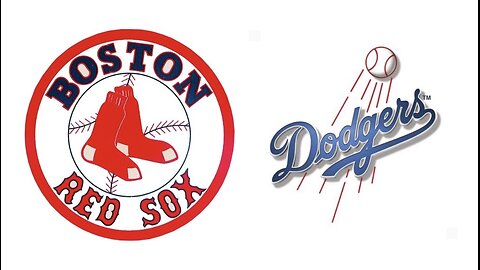 Red Sox @ Dodgers. Game 1 of 3 Game Series. MLB the Show 24.