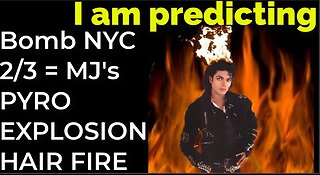 I am predicting: Dirty bomb in NYC on Feb 3 = MICHAEL JACKSON's PYRO EXPLOSION HAIR FIRE PROPHECY