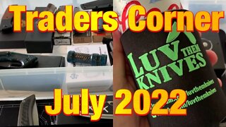 Traders Corner July 2022 July Sale is on the 17th @6PM eastern time !! Knife Sale Preview !