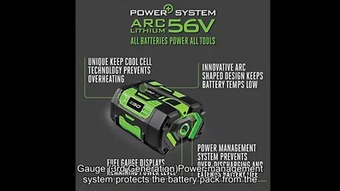 EGO Power+ BA4200T 56-Volt 7.5 Ah Battery with Upgraded Fuel Gauge (3rd Generation)