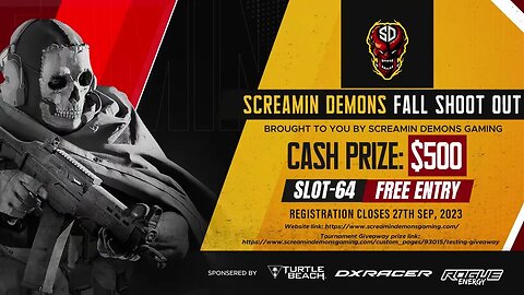 Screamin Demons Fall Shoot Out 2v2 Tournament REGISTER NOW!