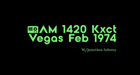 Am 1420 kxct Vegas only rock station Feb 1974