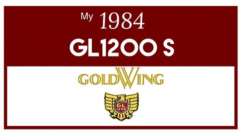 Classic 1984 GL1200 S GoldWing