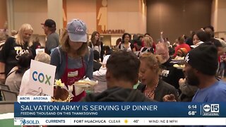 The Salvation Army hosts annual Thanksgiving dinner at Convention Center