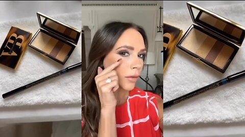 Victoria Beckham Trying Her New Eyeliner | Satin Kajal Liner