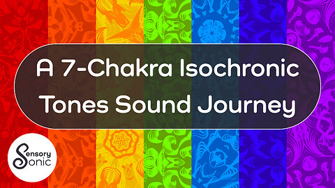 A 7-Chakra Isochronic Tones Energy-Balancing Sound Journey | Sound Healing Meditation | 15 Minutes