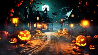 Haunted House Halloween Ambience🏡Halloween Background Music🎃With Scary Halloween Sounds 👻
