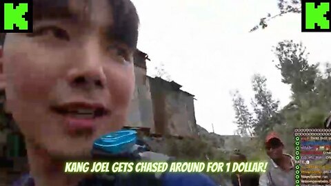 KANGJOEL Gets CHASED AROUND KENYA FOR 1 DOLLAR , SOMEONE SAVE HIM #kickstreaming