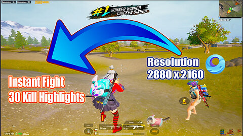 PubgMobile || IpadView 2880 x 2160 || 30 kill Highlights || gameLoop 32 || Ryzen 5 5600x 1660 Super