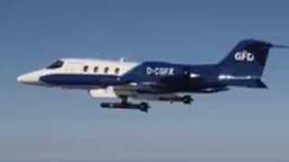 Why are armed German (military?) aircraft that look like Lear Jets in operation over California?