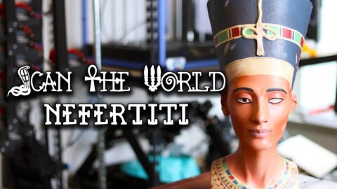 Lifesized 3D Printed Nefertiti - Scan the World