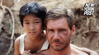 Rare behind-the-scenes 'Indiana Jones' photos of Ke Huy Quan and Harrison Ford