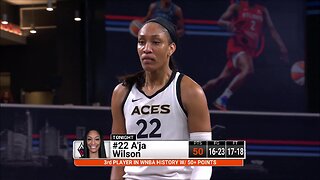 A'ja Wilson Scores 50th Point On CONTROVERSIAL Foul, Coach EJECTED After 2 Technicals Arguing Call!