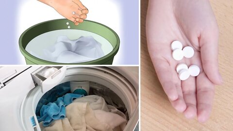 Put an Aspirin in Your Washing Machine - It's Incredibly Effective