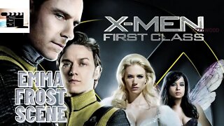 X-MEN: FIRST CLASS - Magneto and Xavier Catches Emma Frost (2011)