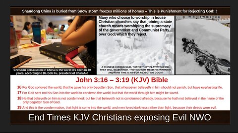 China is buried from Snow storm freezes millions of homes – This is Punishment for Rejecting God!!!