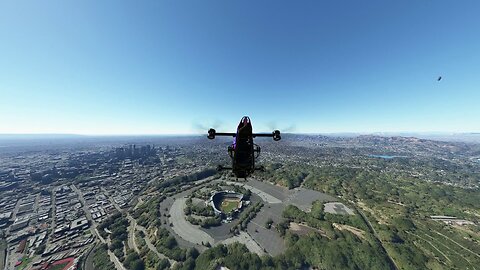 Race from 21,000 ft to Dodger Stadium | Astro ONE | Microsoft Flight Simulator 2020