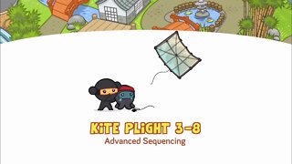 Puzzles Level 3-8 | CodeSpark Academy learn Advanced Sequencing in Kite Plight | Gameplay Tutorials