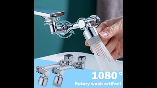 Universal 1080 Swivel Faucet Aerator Multifunction Faucet Extender Universal Swivel Splash Resistant