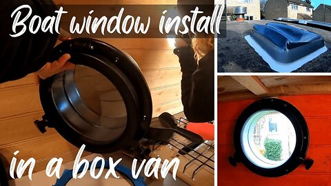 How to install boat windows in a box van