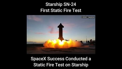 SpaceX Starship Static Fire Test SUCCESS