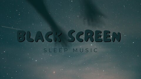 Deep in Space on a Distant planet-Dark Screen Sleep and Relax Ambient Music. Meditate and Chill