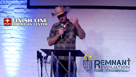 Robert Agee Speaking at Finish Line Christian Center in Mount Holly, NC - Remnant Revolution Tour