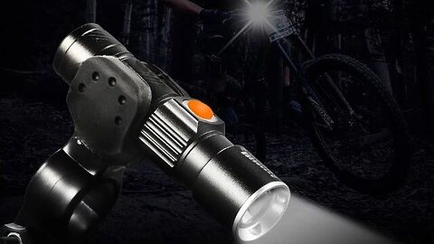 Bike Bicycle Light Set USB rechargeable LED Waterproof Super Bright