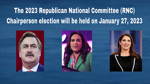 The 2023 Republican National Committee (RNC) Chairperson election will be held on January 27, 2023