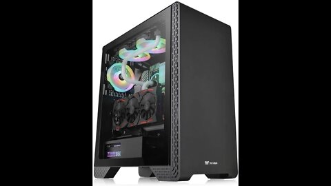 Thermaltake S300 TG ATX Computer Case Review Look inside