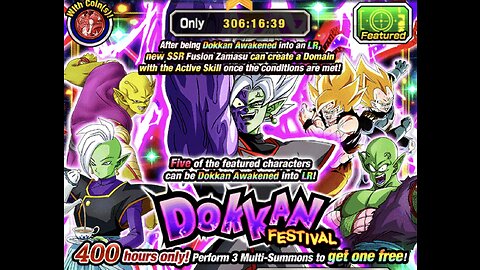 DOKKKAN BATTLE WORLDWIDE DOWNLOAD SUMMONS LR ZAMASU!!