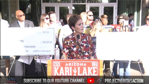Kari Lake Asked About Katie Hobbs' Campaign and Veritas Revealing What They Don't Want You to Know