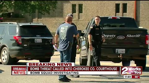 Cherokee County Courthouse on lockdown after bomb threat