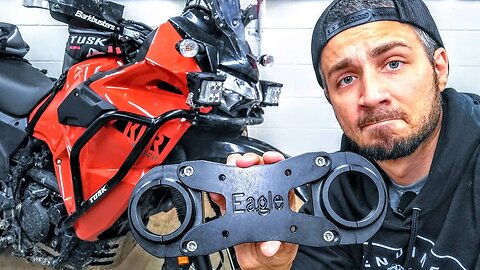 Does the Eagle MFG. Fork Brace Really Work? | 2022 KLR 650