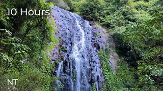 Gentle Waterfall Sounds for Relaxing, Sleeping, Insomnia or Study | Nature White Noise (Sleep Aid)