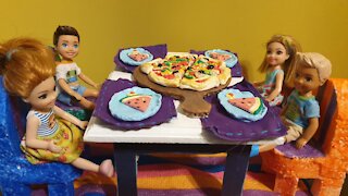 Doll Pizza Serving Tray DIY - Doll Kitchen DIY - Miniature Pizza Serving Tray