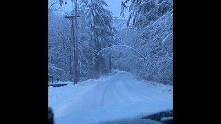 New Hampshire Snowy Road