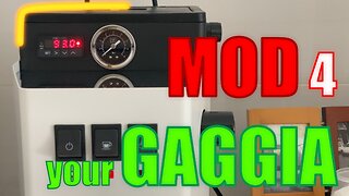 DIY Mod Gaggia Espresso Coffee Machine (Part 4) 升级嘎加浓缩咖啡机