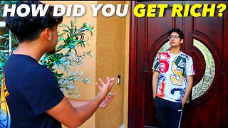Asking Millionaires How They Got Rich (HOUSE TOUR)