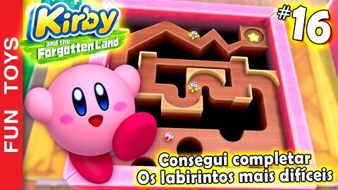 Kirby and the Forgotten Land #16 - Consegui completar os labirintos mais difíceis!