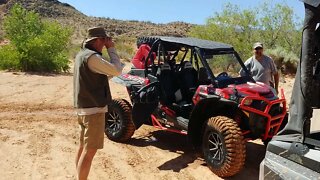 Razor Riding Near St. George Utah