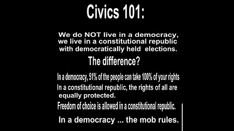 America is a Constitutional Republic!!