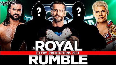 WWE Men´s Royal Rumble Match 2024 - Entry Predictions