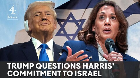 Trump says Harris 'stabbed Israel' at its 'great hour of need' | A-Dream ✅