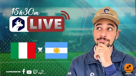 ⚽️ Trading Esportivo AO VIVO - Itália x Argentina - Finalíssima da UEFA e Conmebol ⚽️