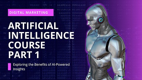 Artificial intelligence course #ArtificialIntelligence, #AIIntroduction, #AIExplained, #AIHistory,