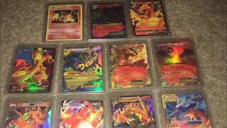 My Pokémon collection for 1 MONTH (Charizards included v , v max , ex , gx.